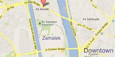 Zamalek கெய்ரோ வரைபடம்